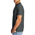 thumbnail image 3 of Hanes Beefy-T Men`s Pocket T-Shirt, S, Charcoal Heahter, 3 of 4