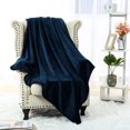 thumbnail image 3 of Unique Bargains Flannel Fleece Blanket Soft Warm Wide Hemmed, 3 of 10
