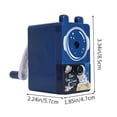 thumbnail image 3 of Fridja Manual Pencil Sharpener Hand Pencil Sharpener Pencil Sharpener for Standard Pencils, Colored Pencils and Makeup Pencils for Classroom, Home, Office Use (Blue), 3 of 6