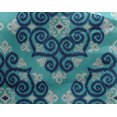 thumbnail image 4 of oneOone Tissu Georgette Viscose Imprimé Ikat Tourbillon au Mètre 42 Pouces de Large, 4 of 4