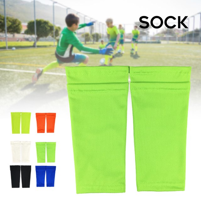 CAROOTU Manchons de Compression pour Mollets pour Protège-Tibias Chaussettes de Compression pour Jambes avec Fente Inférieure