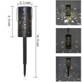 thumbnail image 4 of maskred Solar Lawn Light Outdoor Scene Layout Iron Craft Inserted Lamp Decoration Landscaping Lighting Moon Star Lights, 4 of 6