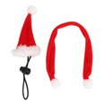 thumbnail image 3 of Small Pet Hat Scarf, Gift Selection Flannel Warm Adjustable Reptile Christmas Costume  For Lizard For Hamsters For Guinea Pigs, 3 of 8
