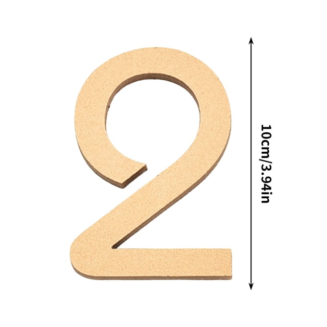 Tumotour 7CM Acrylic Number Plates For Elegant And Stylish Decor
