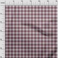thumbnail image 3 of oneOone Velvet Brown Fabric Check Sewing Material Print Fabric By The Yard 58 Inch Wide, 3 of 4