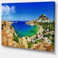thumbnail image 2 of Lindos Bay Greece Panorama, 2 of 3