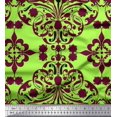 thumbnail image 1 of Soimoi Tissu Poly Georgette Damas Marocain Décor Tissu Imprimé au Mètre 52 Pouces de Large, 1 of 3