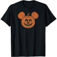 thumbnail image 1 of Disney Mickey Mouse T-Shirt Visage Citrouille Sculpté Halloween Toutes Tailles P-5TG, 1 of 4