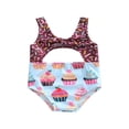 thumbnail image 1 of Maillots de Bain une Pièce pour Bébé Fille Biscuit/Cake Print, 1 of 8