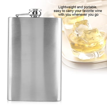 Bouteille d'Alcool de Poche en Acier Inoxydable, Flacon en Acier Inoxydable Flacon de Pochepour Alcool Bouteille d'Alcool de Poche Professionnellement Testé