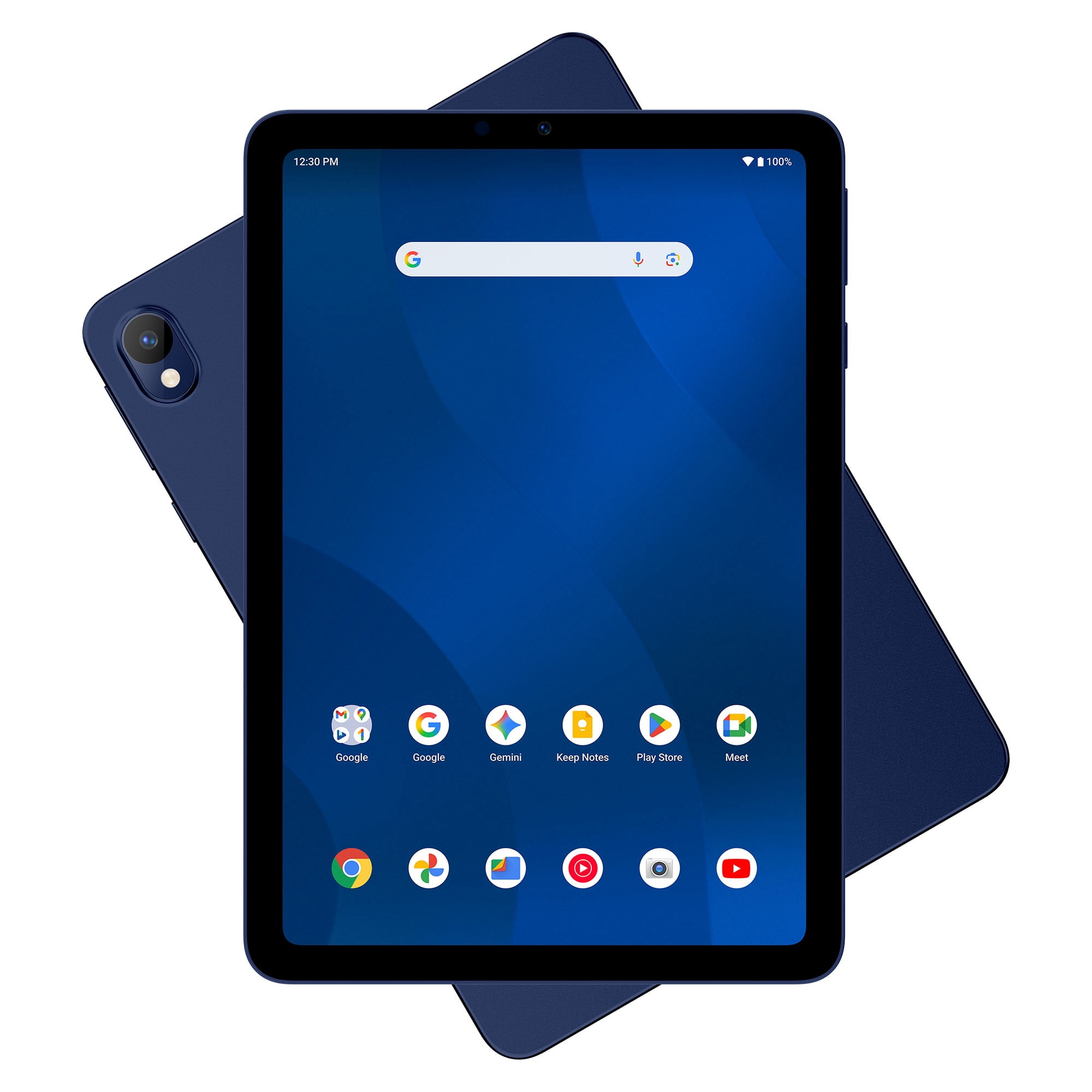 Tablette légère de 8,1 pouces (20,6 cm), 64 Go, Android 16, bleue
