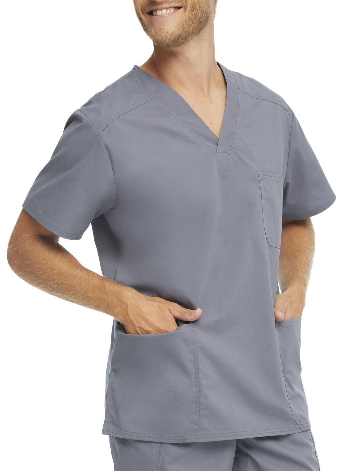 Haut d’uniforme médical à encolure en V Core Essentials pour homme Scrubstar