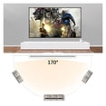 thumbnail image 4 of Écran de Projecteur Épaissi, 120 / 150 Pouces 16:9, Écran de Projection Blanc Pliable et Portable en Polyester pour Cinéma Maison Extérieur, Sans Plis, 4 of 8