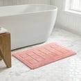 thumbnail image 2 of Martha Stewart Everyday 100% Cotton Tufted Reversible Bath Rug Pink Clay, 20" x 34", 2 of 6