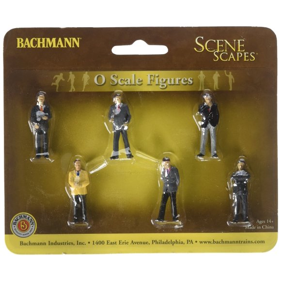 Bachmann Industries Figurines Miniatures à l'Échelle O Train d'Affaires (6 Pcs)