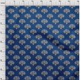 thumbnail image 3 of oneOone Cotton Silk Fabric Animal Face Block Print Sewing Fabric BTY 42 Inch Wide, 3 of 4