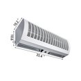 thumbnail image 2 of VEVOR Rideau d'Air 36 Pouces, 2 Vitesses Rideau d'Air Intérieur Commercial, Testé selon les Normes UL Certifié, Certifié CE, Volume d'Air 1500 CFM avec 2 Micro-Interrupteurs Faciles à Installer (Interrupteur de Limite), 110 V Non Chauffé, 2 of 9
