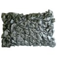 thumbnail image 1 of The HomeCentric Grey Lumbar Pillow Cover, Vintage Style Ruffles Shabby Chic Lumbar Pillow Cover, 12x16 inch (30x40 cm) Lumbar Pillow Cover, Rectangle Satin Lumbar Pillow Solid - Vintage Gray Ruffles, 1 of 4