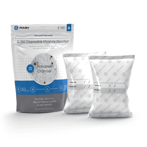Eva-Dry Dehumidifier E-150 Silica Gel/Activated Charcoal Technology; Disposable; 4 To 6 Ounce Moisture Removal Capacity; Non-Renewable; Lasts Up To 60 Days