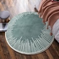 thumbnail image 4 of Bwiyojiz 23.6" Area Rugs Round Short Hair Rug 23.6in Round-No Loss Rug-Non-Shedding and Easy for High in Living Room Bedroom-Washable To Home Bedroom, Polyester, Green, Gifts for Friend, 4 of 4