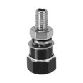 thumbnail image 4 of Unique Bargains 4pcs Black Universal Motorcycle License Plate Frame Bolts Fasteners CNC Aluminum Alloy, 4 of 6