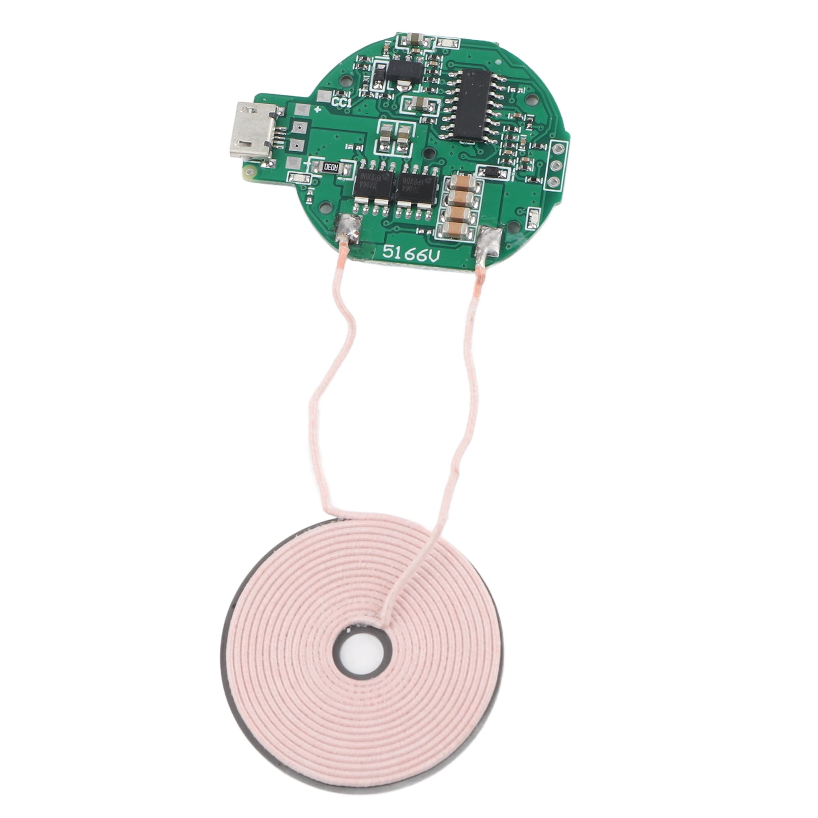 High Charging Efficiency Mini QI Wireless Charger Transmitter Module 2-8mm Transmission