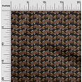 thumbnail image 1 of oneOone Silk Tabby Fabric Fish Block Print Fabric By Yard 42 Inch Wide, 1 of 4