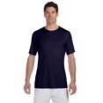 thumbnail image 3 of Hanes Cool DRI TAGLESS Men`s T-Shirt, 2XL, Navy, 3 of 4