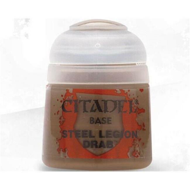 Games Workshop GAW21-17 Steel Legion Drab Base Paint