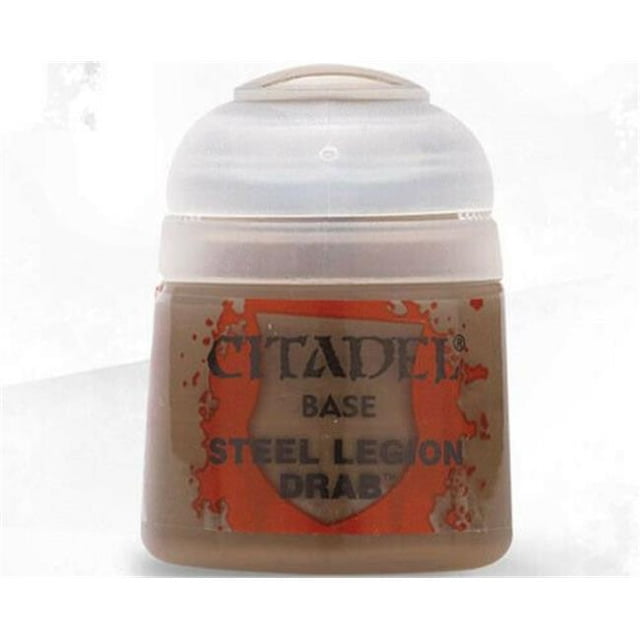 Games Workshop GAW21-17 Steel Legion Drab Base Paint