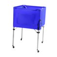 thumbnail image 2 of Lipstore Rolling Sports Ball Cart Convenient Ball Storage Bin for Football Toy Garage Blue, 2 of 8