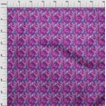 thumbnail image 4 of oneOone Cotton Jersey Purple Fabric Abstracts Craft Projects Decor Fabric Printed By The Yard 58 Inch Wide, 4 of 5