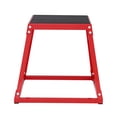 thumbnail image 1 of KFFKFF Jumping Step Box, 18" Height, Steel Constructed Plyo Platform, Non-Slip Exercise Box for Home Gym, Red, Enhances Conditioning and Strength, 1 of 9