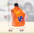 thumbnail image 2 of VP Racing Contenant de Rangement pour Liquides 3572-CA Motorsport; Orange; 5,5 Gallons; Autoportant; Polyéthylène; Forme Carrée; avec Bouchon; Simple, 2 of 9