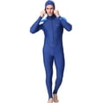thumbnail image 3 of Men Hooded Diving Suit Long Wet Suit Surf Swimming Jumpsuit, 3 of 3