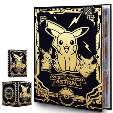 Trading Card Holder Card Album Binder, Protection Folder Book Collectible Card Album, 9-Pocket with 24-Pages 432-Trading Cards Capacity, Present for Children-AAB6