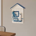 thumbnail image 5 of Fesfesfes Clearance Decorative Wall-Mounted Key Organizer Cabinet with Seabird Sea Tower Design Entryway Organizer for Home, Office, Dorm Keys, 5 of 5