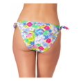 thumbnail image 2 of CALIFORNIA WAVES Femmes Multi Couleur Florale Stretch Doublé Couverture Modérée Cravate Hipster Maillot de Bain Fond XL, 2 of 4
