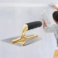 thumbnail image 3 of pitrice Drywall Trowels Stainless Steel Soft Handle for Wall Construction Concrete 23.4cm Irregular, 3 of 9