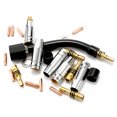thumbnail image 2 of Amdohai 24 Pcs/Ensemble Embouts de Tige de Liaison de Gobelet Bouclier d'Électrode Consommable Torch 15AK pour Col d'Oie Se Courbent pour Machine de Soudage MIG, 2 of 7