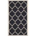thumbnail image 1 of Safavieh Courtyard Polypropylene Accent Rug CY6914-266-2 in Black and Beige, 1 of 1