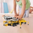 thumbnail image 3 of Model Car Toy, High Simulation Firm Durable 4 Stretchable Legs Concrete Pump Truck Toy Perfect Gift Alloy  For Outdoor Play, 3 of 8