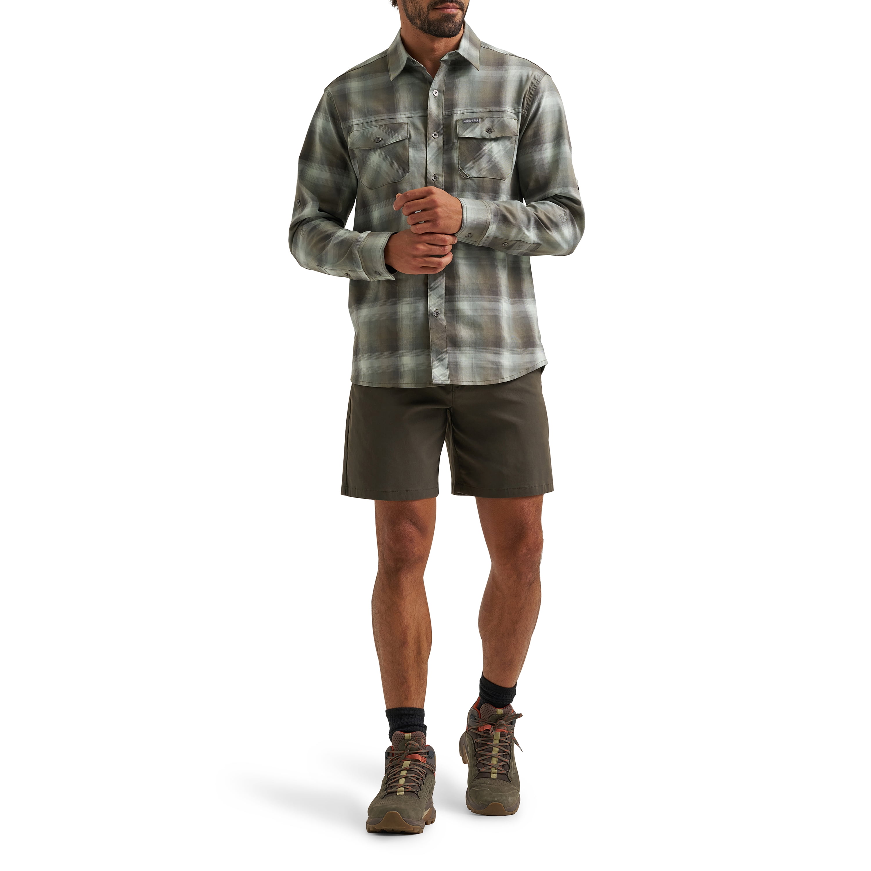 Short à taille plate Performance pour hommes Wrangler®