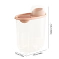 thumbnail image 3 of EGNMCR Kitchen Gadgets Rice Barrel Household Insect Proof Water Proof Sealed Food Grade Rice Cylinder Rice Box Flour Barrel Storage Tank Miscellaneous Grain Storage Box Plastic Rice buckets, 3 of 6