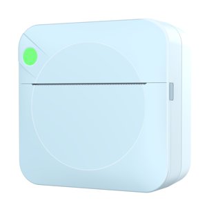TFixol Imprimante thermique de poche portable sans fil BT Erreur Imprimante Fonctionnement simple Support Notes de photos Texte Memo Impression Bleu