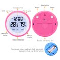 thumbnail image 3 of Touch screen alarm clock, round seat clock, electronic hygrometer clock, 3 of 7