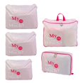 thumbnail image 1 of GROWTH TANK 5 Set Travel Storage Bags Multi-functional Clothing Sorting Packages,Travel Packing Pouches, Luggage Organizer Pouch - Grey, 1 of 5
