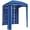 Blue Stripe, variant on Outsunny Beach Cabana Umbrella with Bag, Windows, Blue Stripe
