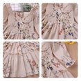 thumbnail image 4 of TopLLC Robes pour Filles Justaucorps pour Enfants de Taille Moyenne Vêtements pour Enfants Robe de Jeu pour Filles Robe pour Enfants à Manches Longues Robe de Princesse pour Enfants de 3 à 7 Ans Vêtements pour Enfants, 4 of 4