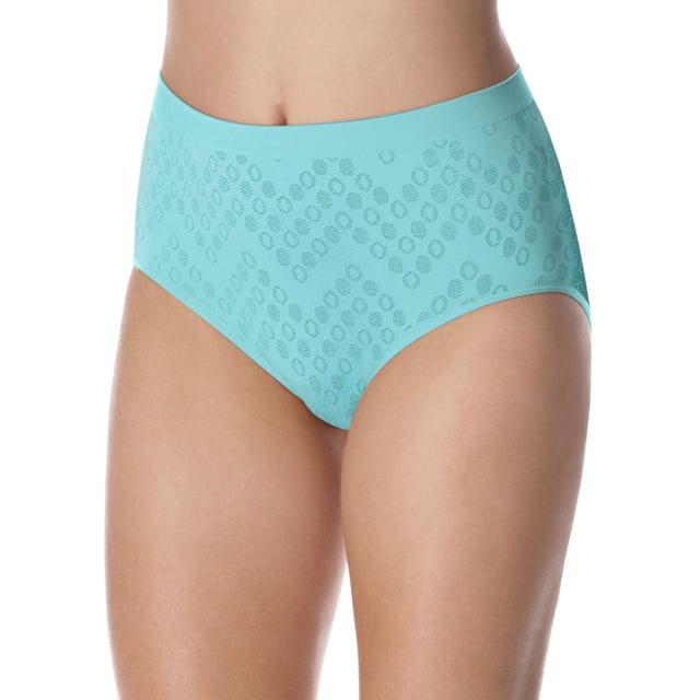 Bali Comfort Revolution Womens Microfiber Seamless Brief - Best-Seller, 8/9